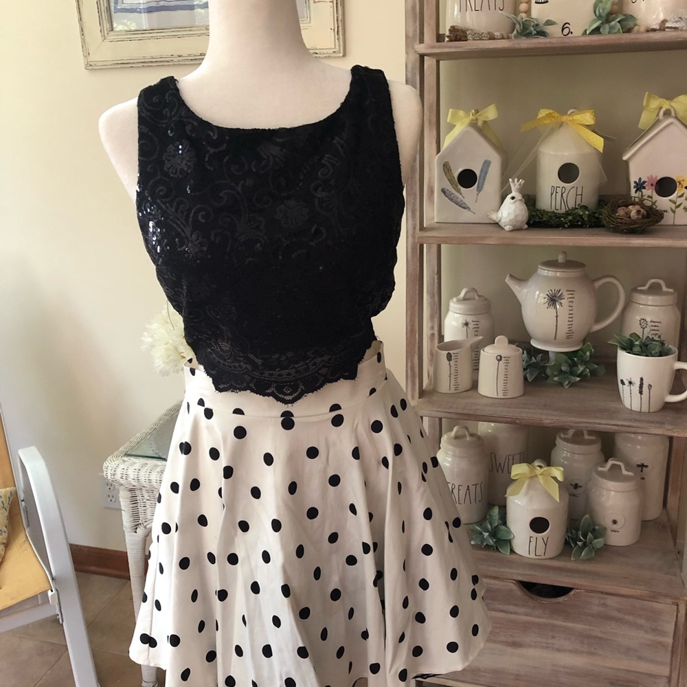 two piece formal dress homecoming